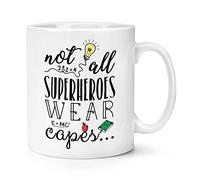 Teacher Not All Superheroes Wear Capes 10oz Mug Cup