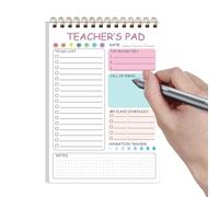 Teacher Notes - Twin Coil Link Memo | 50 Sheets of Night Task Teacher from the | Teacher's Motoring 50 Sheets | 5.8" x 8.3" | Must Have a Cute Planif