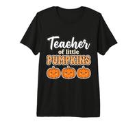 Teacher of Little Pumpkins Fall Back to School Premium T-Shirt