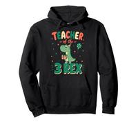 Teacher of The 3Rex Dinosaur 3rd Birthday Celebration Pullover Hoodie