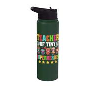 Teacher of Tiny Superheroes Stainless Steel Insulated Water Bottle