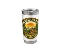 Teacher Off Duty Summer Expedition 2026 Retro Park Patch Stainless Steel Insulated Tumbler