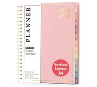 Teacher Planner 2025-2026, Forvencer Academic Planner from Jul 2025 - Jun 2026, 8.5"x11", Weekly & Monthly Calendar Planning Book with 7 Periods, School Lesson Agenda with Subjects, Pastel Teacher