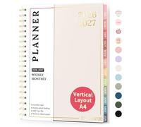 Teacher Planner 2025-2026, Forvencer Academic Planner from Jul 2025 - Jun 2026, 8.5"x11", Weekly & Monthly Calendar Planning Book with 7 Periods, School Lesson Agenda with Subjects, Pastels Teacher