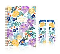 Teacher Planner 2025,Academic Diary 2025,Janary 2025- December 2025 Teacher Lesson Planner,6.2 * 8.5in,Lesson Plan Book,Weekly & Monthly Lesson Plan Book,for Classroom or Homeschool,A (flower)