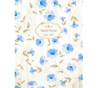 Teacher Planner 2026-2027 A4: Academic Year Organizer & Record Book for Teachers. Weekly and Monthly Lesson Plan Book for Educators. Floral cover Design.