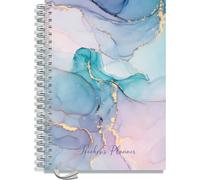 Teacher Planner 2026-2027 A4 size by Pirongs | Dated 6 Lesson Planner for Teachers | Page a day | Dated - Floating Pearlescence