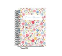 Teacher Planner 2026-2027 A5 size by Pirongs | 5 Lesson Planner for Teachers | Page a day | Undated, Hardback, Wiro-bound Teachers Planner - Ditsy
