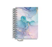 Teacher Planner 2026-2027 A5 size by Pirongs | 6 Lesson Planner for Teachers | Page a day | Undated - Floating Pearlescence