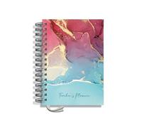 Teacher Planner 2026-2027 A5 size by Pirongs | 8 Lesson Planner for Teachers | Page a day | Undated - Rose Tide
