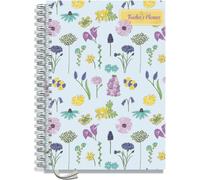 Teacher Planner 2026-2027 by Pirongs A4 5 Lesson - Spring Flower