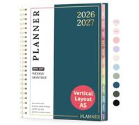 Teacher Planner 2026-2027, Forvencer Academic Planner 2026-2027, Jul 2026 - Jun 2027, 6.3" x 8.5", Weekly & Monthly Planning Book with 7 Periods, School Agenda for Teacher Student, A5,Dark Blue