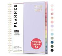 Teacher Planner 2026-2027, Forvencer Academic Planner 2026-2027, Jul 2026 - Jun 2027, 8.5"x11", Weekly & Monthly Planning Book with 7 Periods, School Agenda for Teacher Student, A4, Purple