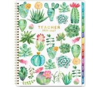 Teacher Planner 2026-2027 - Teacher Lesson Planner 2026-2027, Jul. 2026 - Jun. 2027, 8.3" x 11", 2026 2027 Planner Weekly & Monthly Lesson Plan Book for Teachers with Back pocket, Colorful Tabs