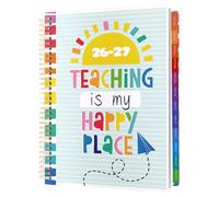 Teacher Planner 2026-27 Academic Diary 2026-2027 A4, July 2026 - June 2027 Teachers Planner, Teaching Assistant Plan Book with Color Tabs