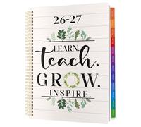 Teacher Planner 2026-27 Academic Diary 2026-2027 A4, July 2026 - June 2027 Teachers Planner, Teaching Assistant Plan Book with Color Tabs