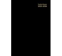 Teacher Planner a4: ( Black ) Weekly And Monthly - Vertical Layout 10 Periods - Dated - Academic Year - Lesson Plans With Tabs, Grade Book ( ... - Gift Ideas: For Canadian: Men and Woman.