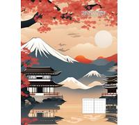 Teacher Planner: Japanese - Vertical Days Layout - Large : 8.5 x 11 - And Grade Book - 8 Periods - Academic Year - Calendar - Column Format - Tabs - ... - Appreciation Gifts Ideas for Men and Women.
