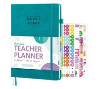 Teacher Planner, Undated Teachers Lesson Plan Book Hardcover, Blue