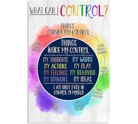 Teacher Poster, What Can I Control Poster Things Outside My Metal Tin Sign Funny Vertical 8x12 inch