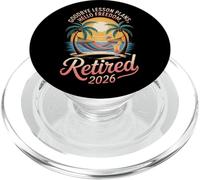 Teacher Retirement Shirts 2026 Goodbye Lesson Hello Freedom PopSockets PopGrip for MagSafe