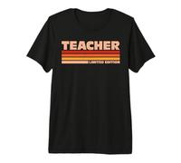 Teacher Retro Sunrise Premium T-Shirt