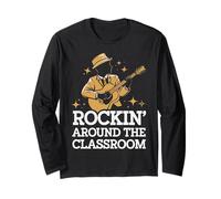 Teacher Rockin' Around The Classroom Long Sleeve T-Shirt