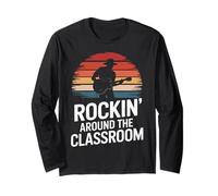 Teacher Rockin' Around The Classroom Long Sleeve T-Shirt