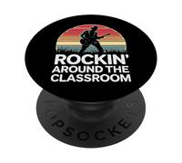 Teacher Rockin' Around The Classroom PopSockets Adhesive PopGrip