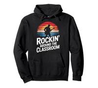Teacher Rockin' Around The Classroom Pullover Hoodie