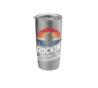 Teacher Rockin' Around The Classroom Stainless Steel Insulated Tumbler