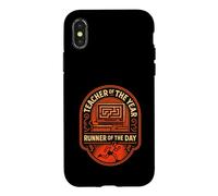 Teacher Runner Retro Maze Case for iPhone X/XS