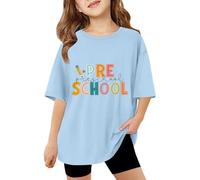 Teacher Shirts for Women Teach Inspire Teaching Tee Tops 80s 90s Short Sleeve Inspirational Day Graphic Toddler