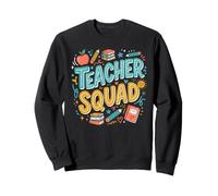 Teacher Squad Funny Back To School Teacher Crew Gifts Sweatshirt