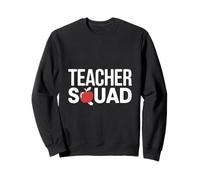 Teacher Squad Red Apple Education Design Sweatshirt