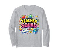 Teacher Squad Welcome Back to School Classroom First Day Long Sleeve T-Shirt