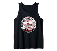 Teacher Summer Holidays Club Zero Lesson Plans Tank Top