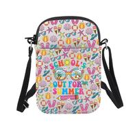 Teacher Summer Vacation School's Out For Summer Crossbody Bag End of Year Gift (SCHOOL'S OUT b UK)