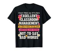 Teacher Surviving Classroom Chaos Gen Alpha Funny Teacher T-Shirt
