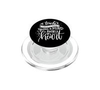 Teacher Takes Hand Opens Mind Touches Heart Appreciation PopSockets PopGrip for MagSafe