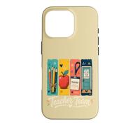 Teacher Team Classroom Educator School Staff Case for iPhone 16 Pro