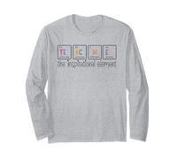 Teacher The Inspirational Element Periodic Table Long Sleeve T-Shirt
