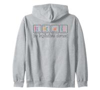 Teacher The Inspirational Element Periodic Table Zip Hoodie
