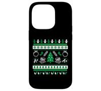 Teacher Ugly Christmas Sweater Instructor Elementary School Case for iPhone 14 Pro