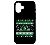 Teacher Ugly Christmas Sweater Instructor Elementary School Case for iPhone 16