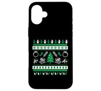 Teacher Ugly Christmas Sweater Instructor Elementary School Case for iPhone 16 Plus