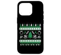 Teacher Ugly Christmas Sweater Instructor Elementary School Case for iPhone 16 Pro