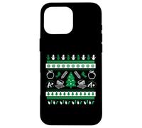 Teacher Ugly Christmas Sweater Instructor Elementary School Case for iPhone 16 Pro Max
