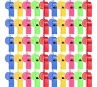 Teacher Whistle - 4.5x2.3cm Lanyard Colorful Loud Signal Equipment | Coaching Soccer Whistle | Gym Training Signaling Tool For Outdoor Survival Hiking Fishing Boating Football Baseball Soccer