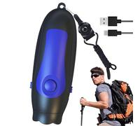 Teacher Whistle, Whistle | Lifeguard Whistle with Lanyard - Multifunctional Coaching Equipment, 3 Tone Adjustable Sound, Rechargeable Shovel Attention Getter